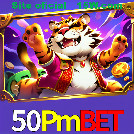 Imagem promocional da 50Pmbet mostrando a plataforma e suas vantagens